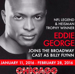 Eddie George in Broadway's CHICAGO