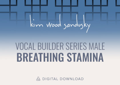 Improve your singing stamina with the Vocal Builder Series, led by a male vocal coach.
