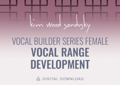 Kim Wood Sanderson is a talented vocal coach specializing in female vocal range development.